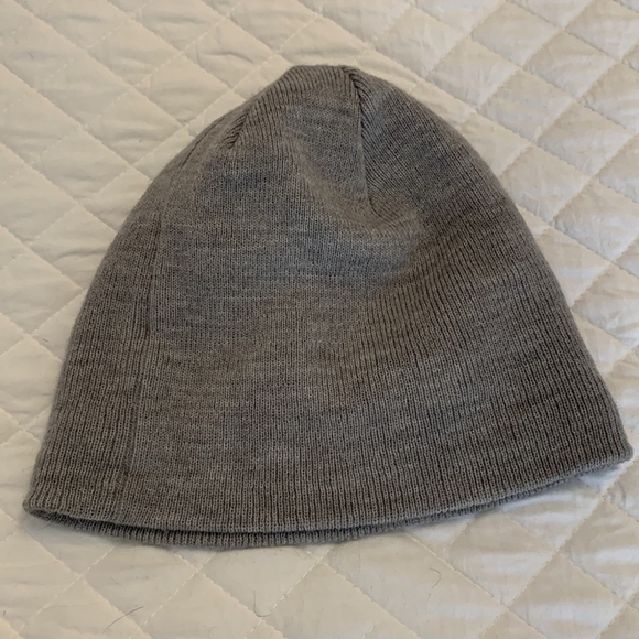 SPYDER wool blend toque beanie hat black fleece interior grey OS - Picture 3 of 6